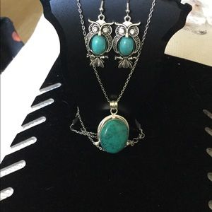 9.25 Sterling silver turquoise at